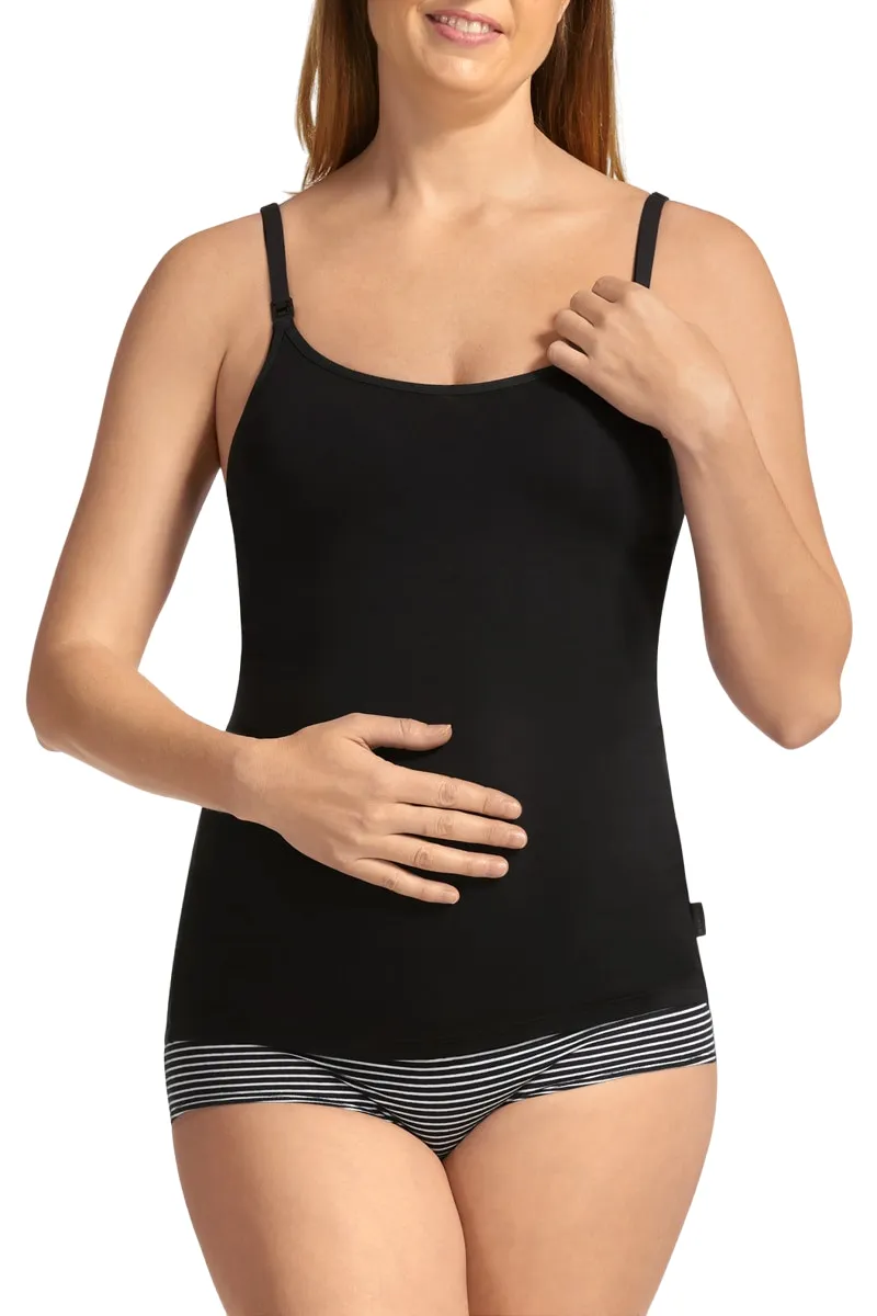 2 x Womens Bonds Maternity Hidden Support Singlet Pregnancy Bumps Black