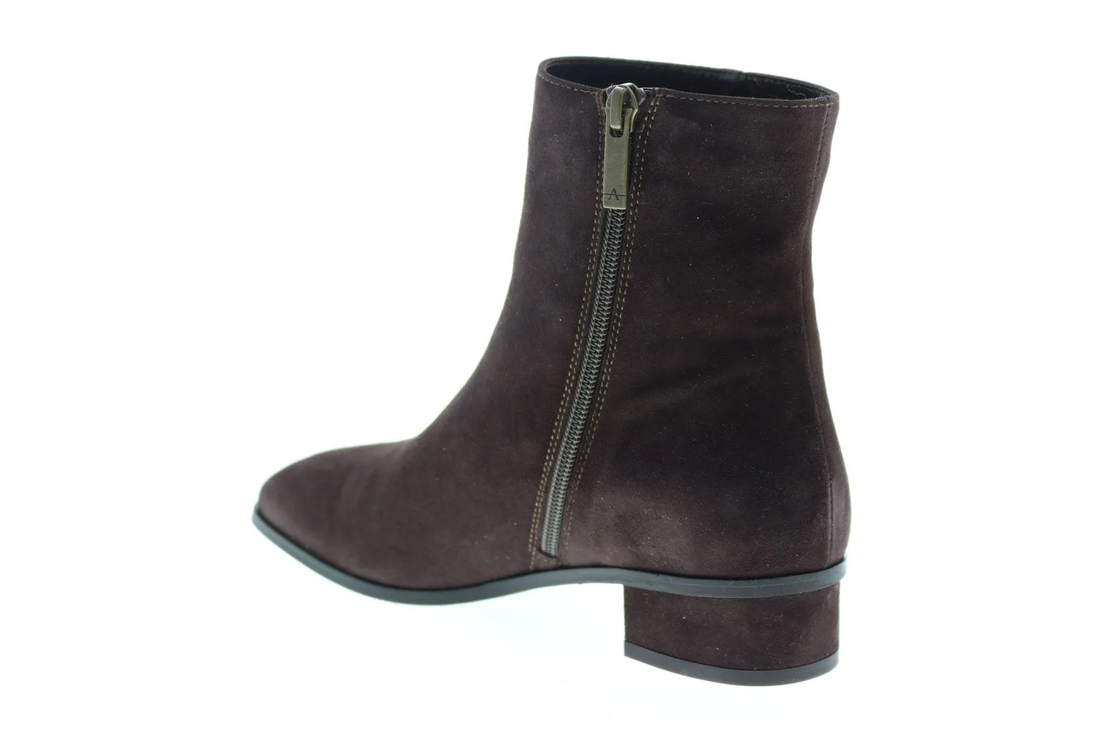 Aquatalia Lucie Dress Suede 34L2237-ESP Womens Brown Ankle & Booties Boots