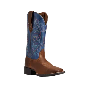 Ariat Women's Round Up Wide Sassy Brown Square Toe Boot