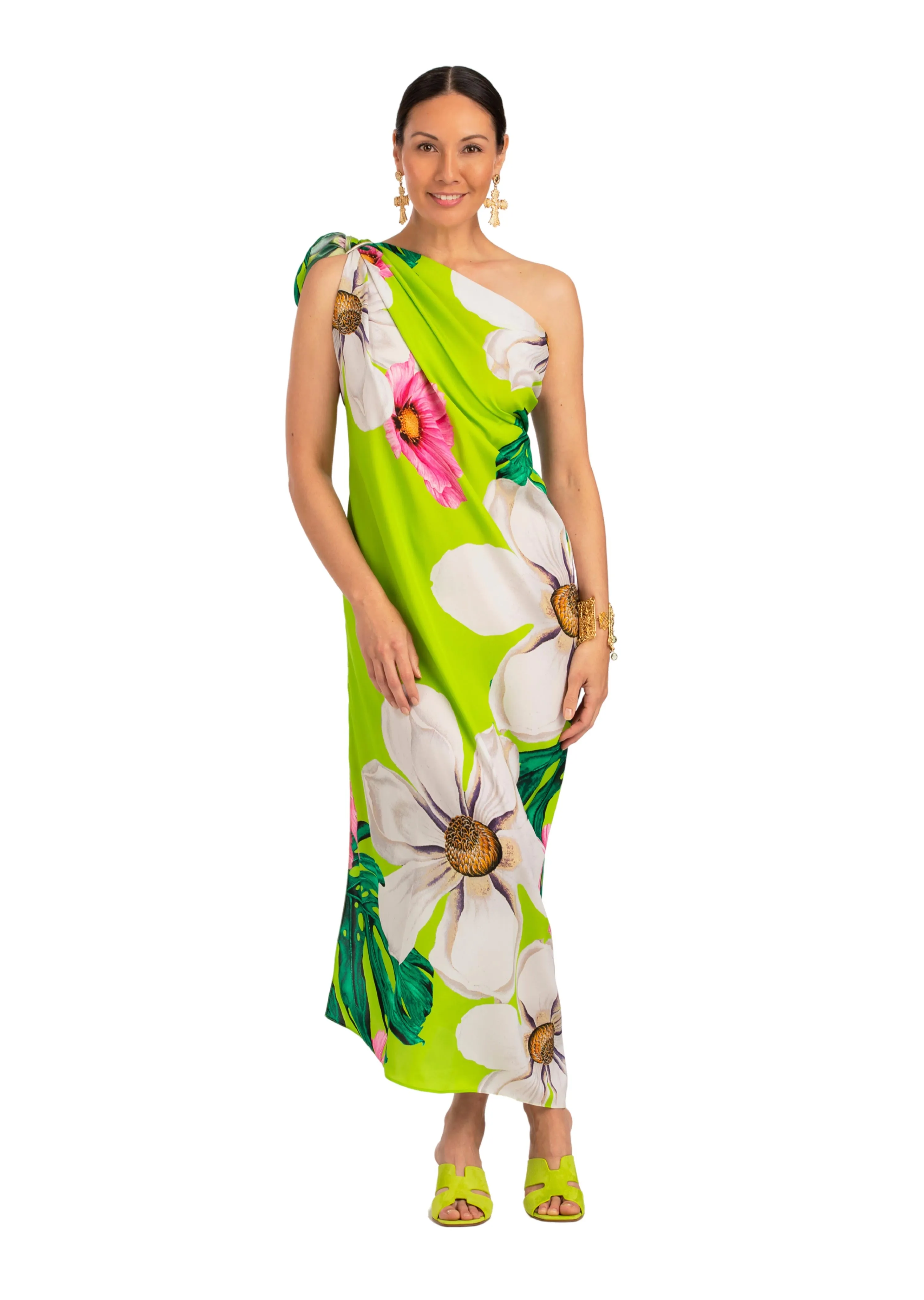 Bellagio Silk Convertible Maxi Dress (Style 677)