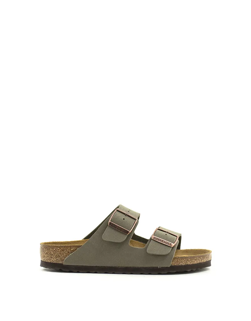 Birkenstock — Arizona Birko Flor - Stone Regular Width