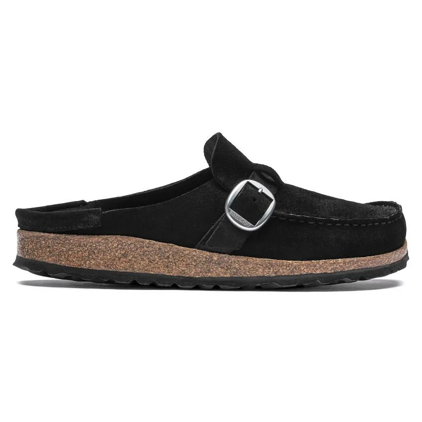 Birkenstock Women's Buckley - Black Suede (Narrow)