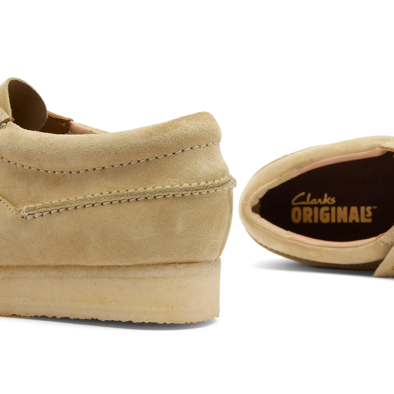 Clarks Originals Wallabee Boots in Maple Suede