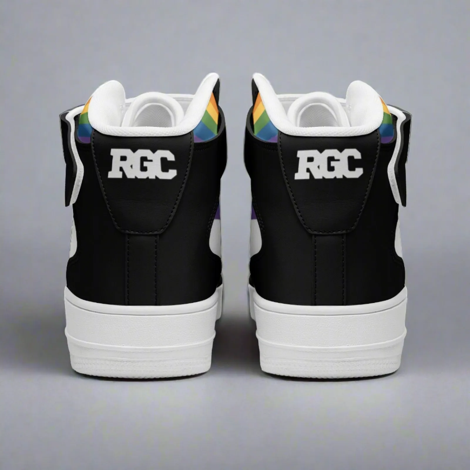 DUNK Style Hightop Rainbow Pride Unisex Sneakers