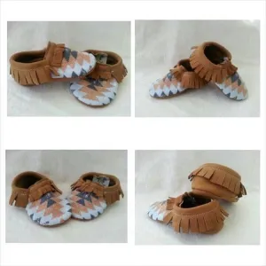 El Paso Native Baby Leather Moccasins