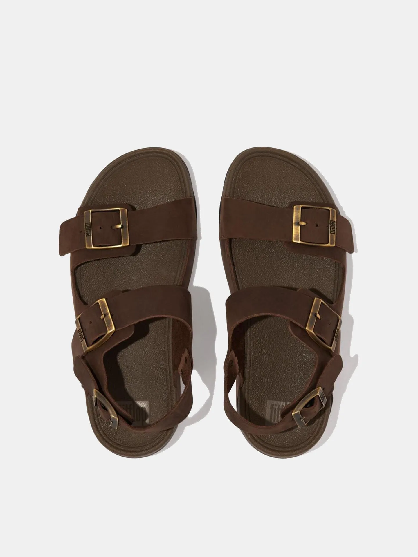 Fitflop Men's Gogh Moc Buckle Nubuck Sandals