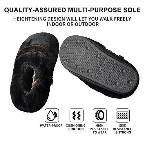 Foot Warmer Heated Indoor Shoes， USB Electric Heated Up Cold Weather House Shoes