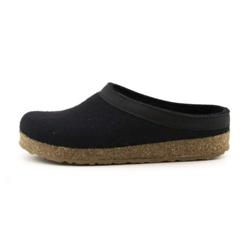 Haflinger GZL45 Black Unisex Slippers