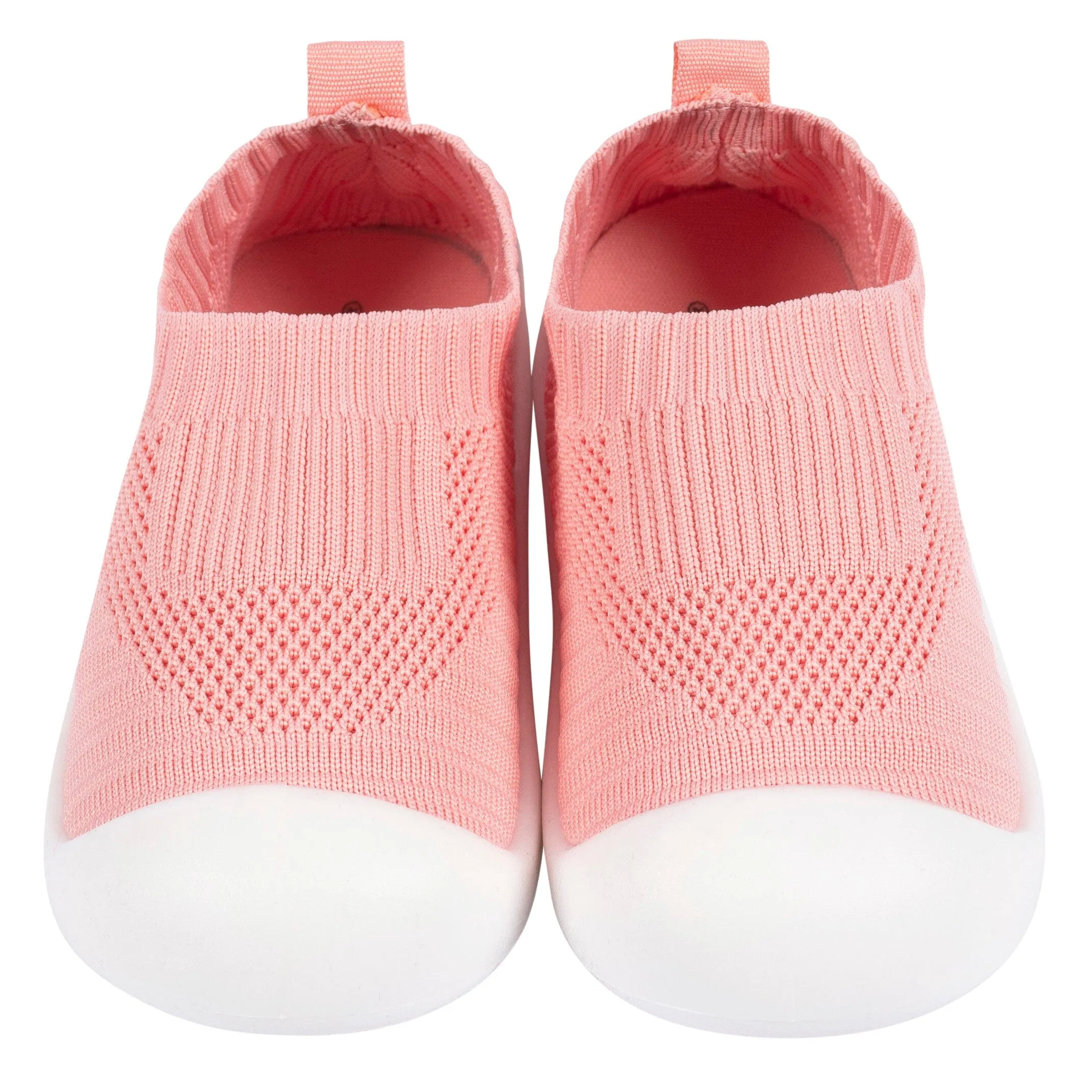 Infant & Toddler Girls Pink Stretchy Knit Slip-On Sneaker