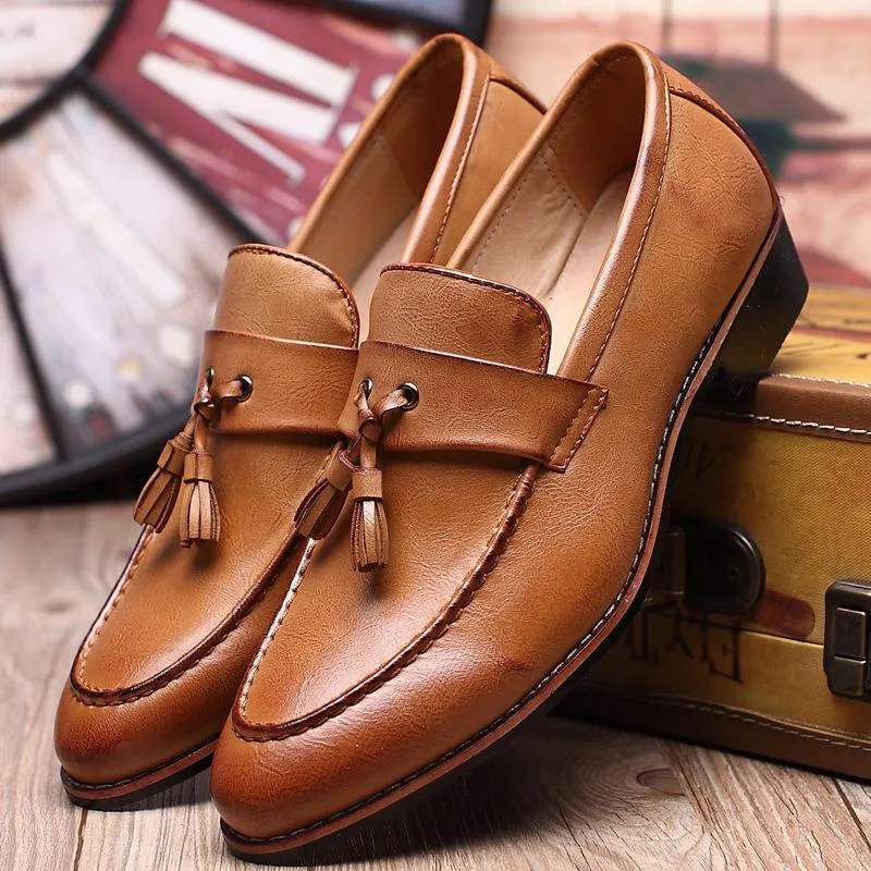 Italian handmade vintage tassel loafers