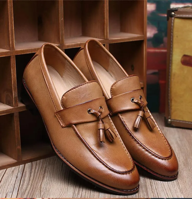 Italian handmade vintage tassel loafers