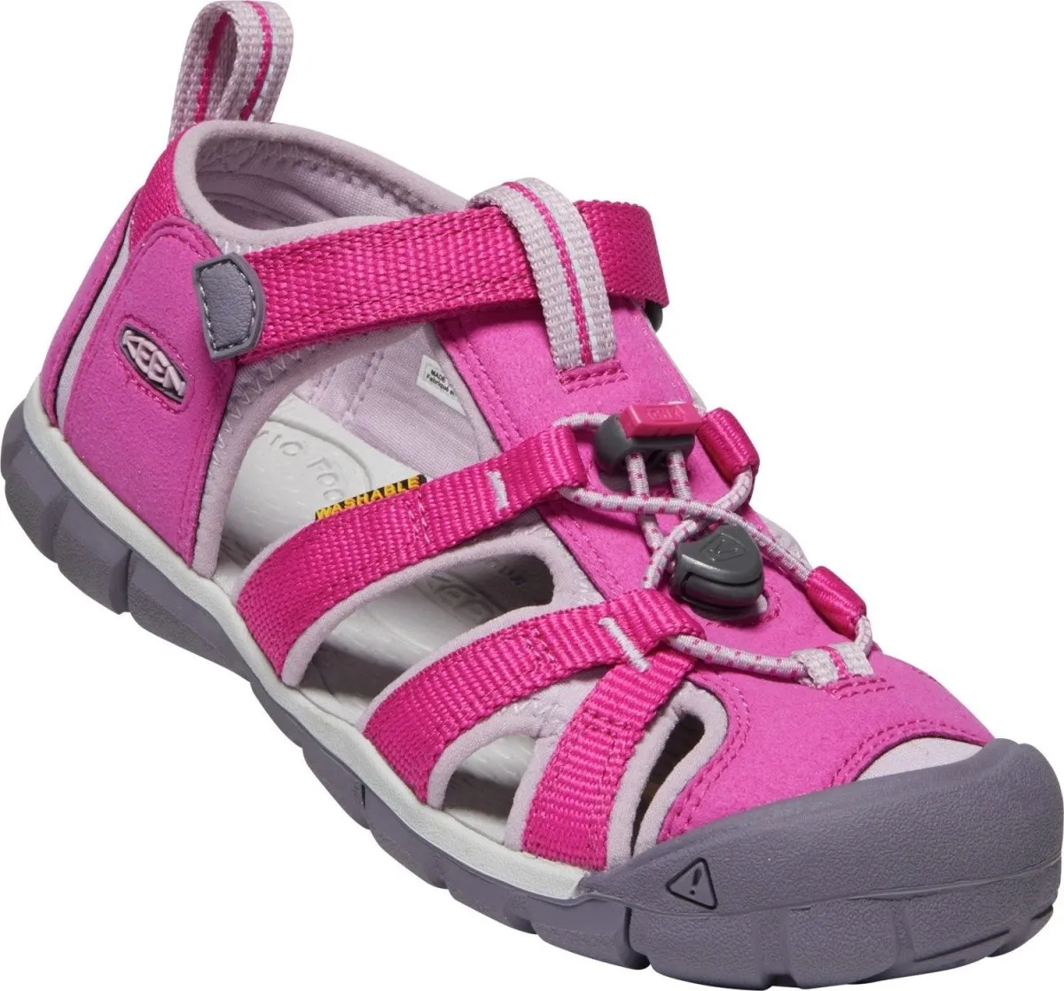 Keen Girl's Seacamp II CNX Very Berry/Dawn Pink (Sizes 1-3)