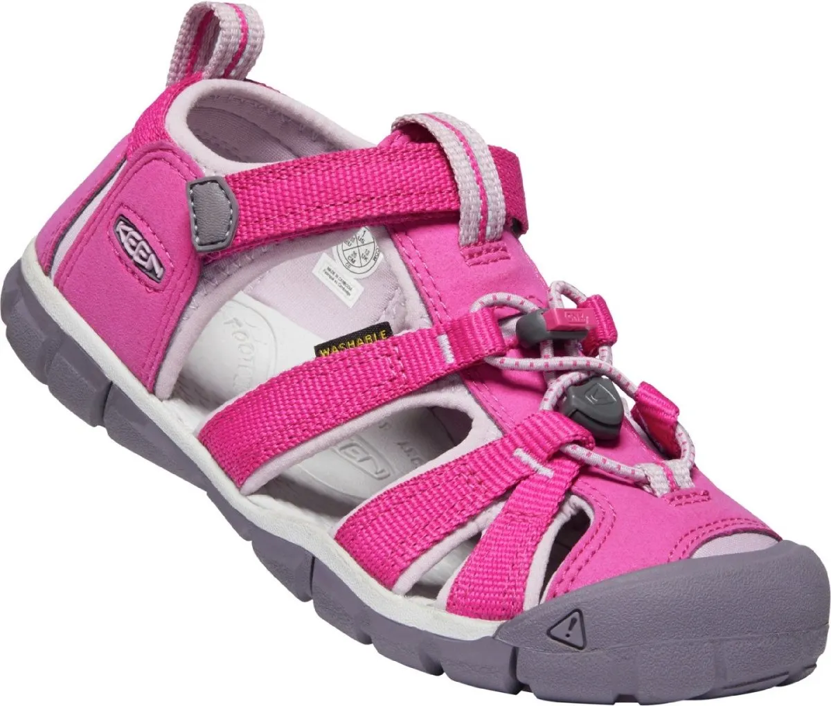 Keen Girl's Seacamp II CNX Very Berry/Dawn Pink (Sizes 1-3)