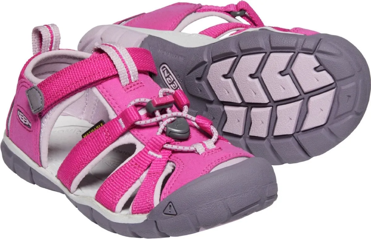 Keen Girl's Seacamp II CNX Very Berry/Dawn Pink (Sizes 1-3)