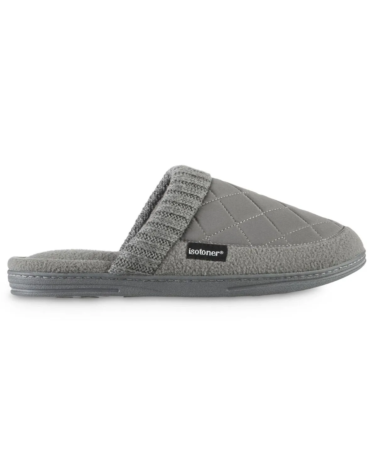 Levon Clog Men's Quilted Isotoner Memory Foam Slippers