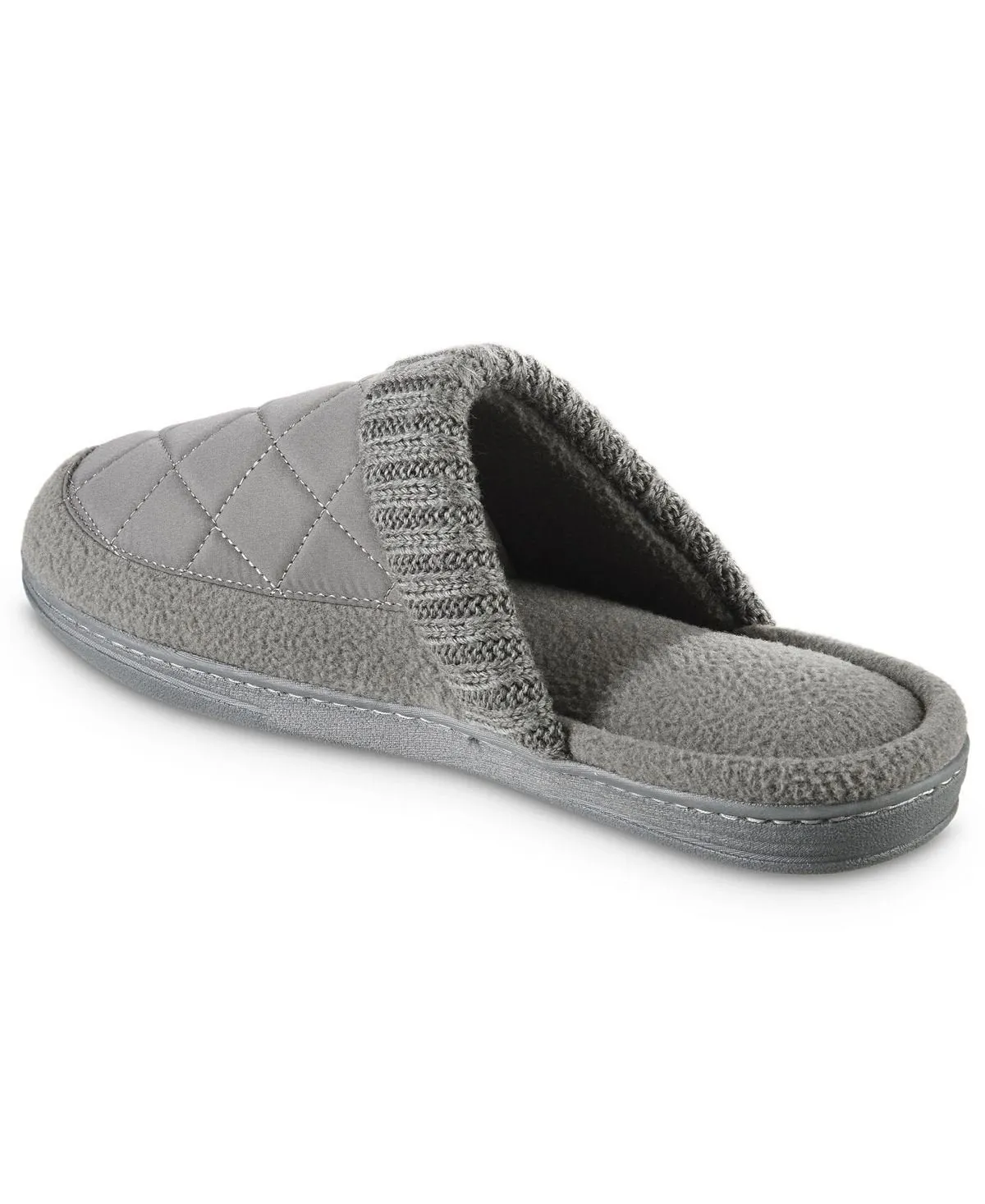 Levon Clog Men's Quilted Isotoner Memory Foam Slippers