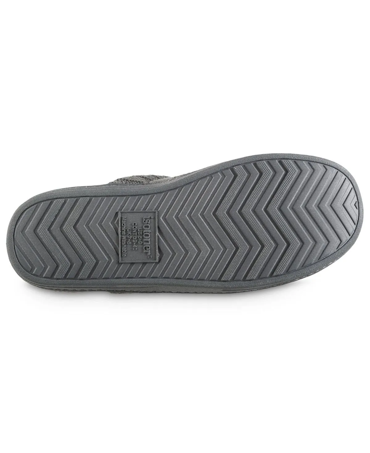 Levon Clog Men's Quilted Isotoner Memory Foam Slippers