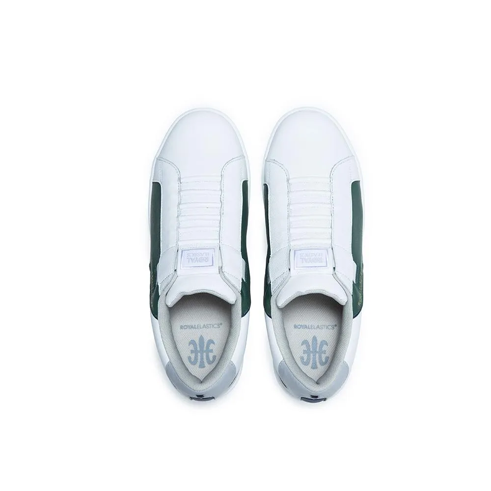 Men's Adelaide White Green Leather Sneakers 02613-045