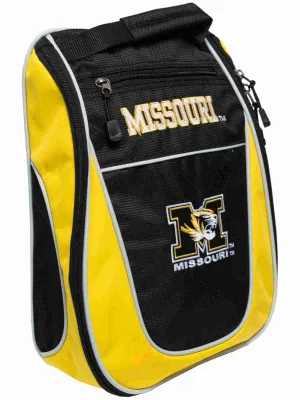 Missouri Tigers Team Golf Black Yellow Zippered Carry-On Golf Shoes Travel Bag