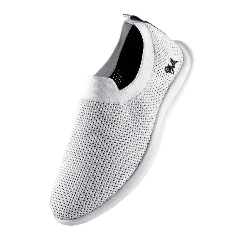 Neeman's Slip-On Casual Shoes for Men | White | Padded Insole