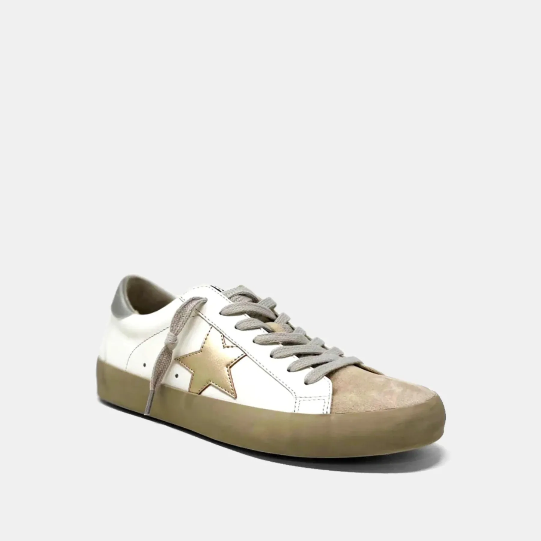 Paris Gold Star Sneakers