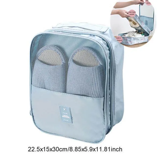 Portable Travel Shoe Clothes Storage Organizer Bag