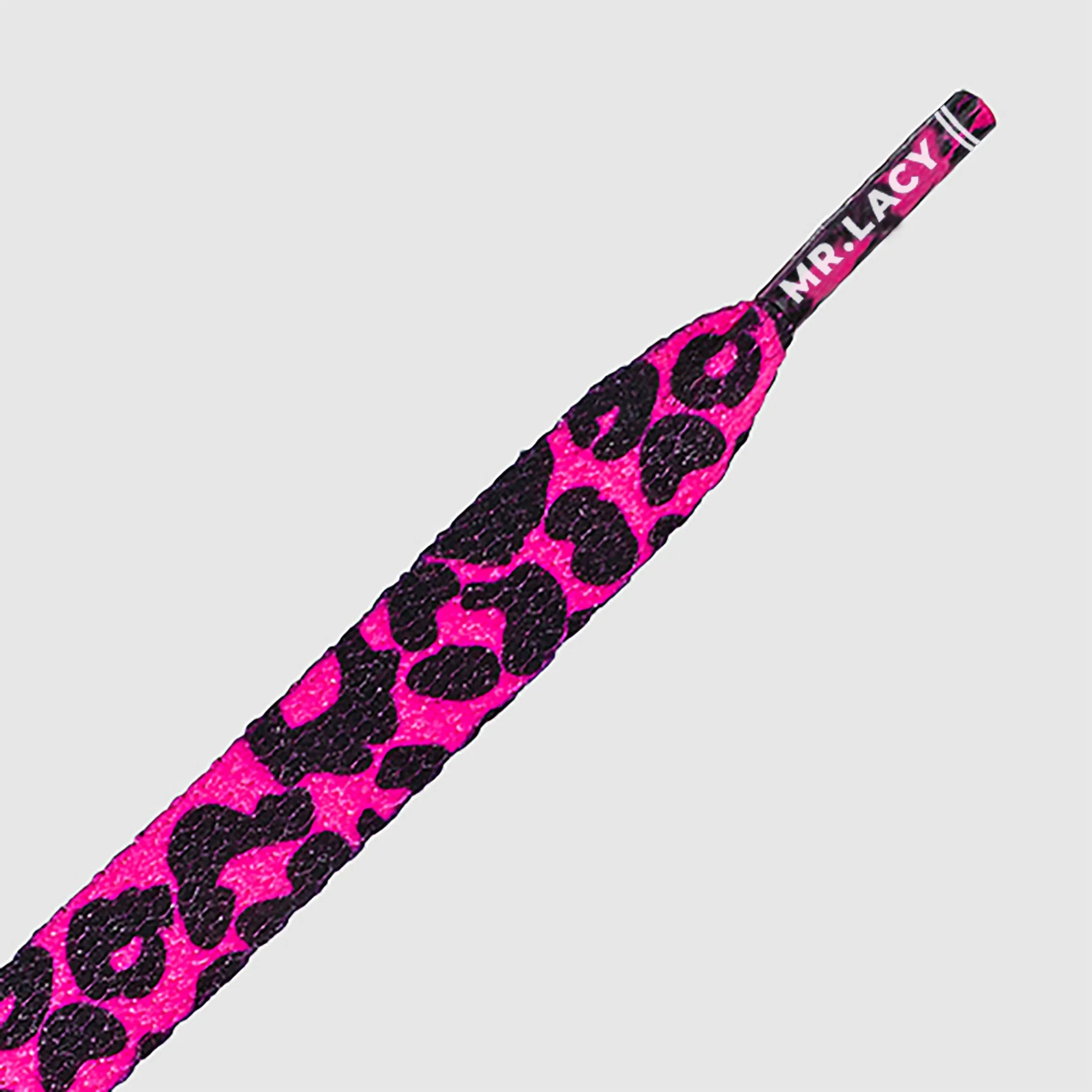 Printies Shoelaces · Leopard Pink/Black