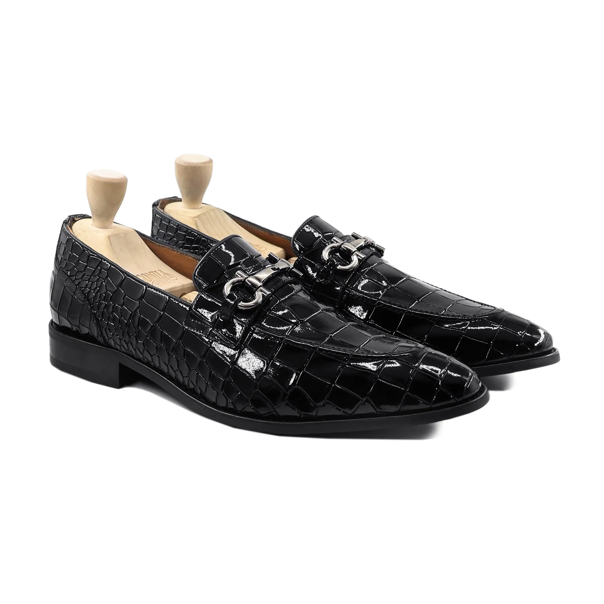 Quasar - Men's Black Patent Leather Loafer