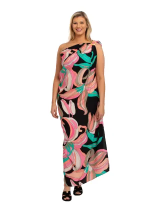 Rapallo Silk Convertible Maxi Dress (RL-677)