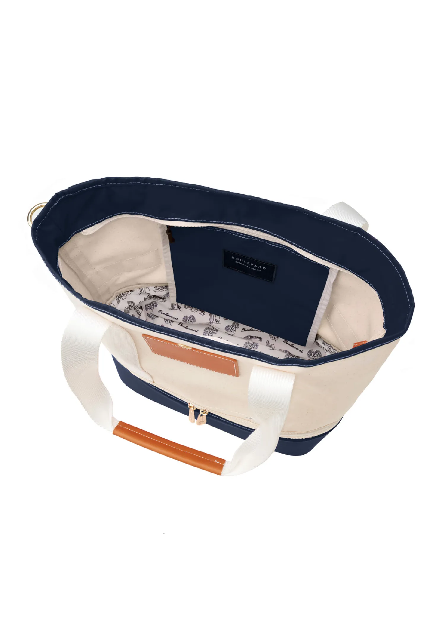 SONOMA SMALL SHOE TOTE - NAVY