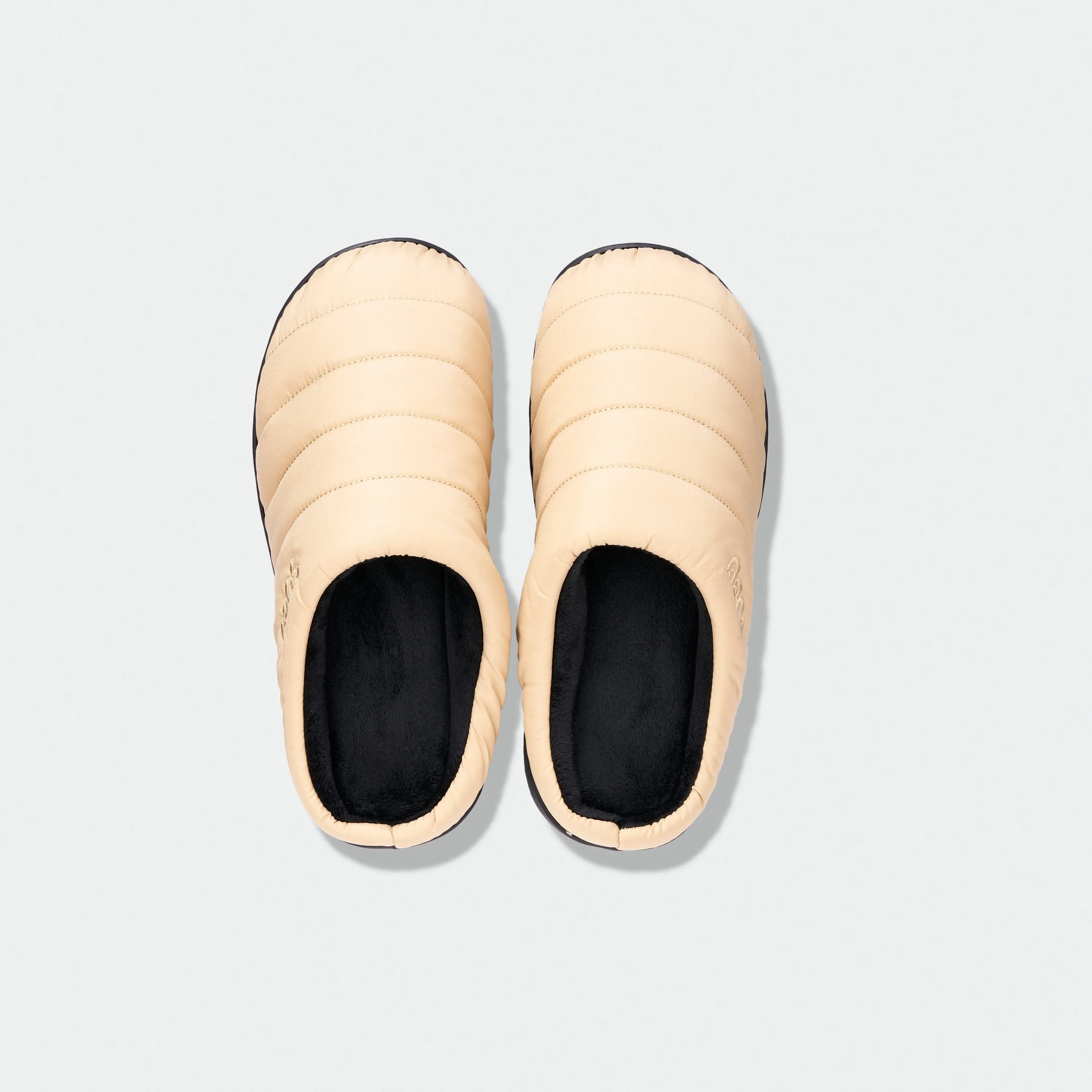 SUBU - Quilted Slippers Beige