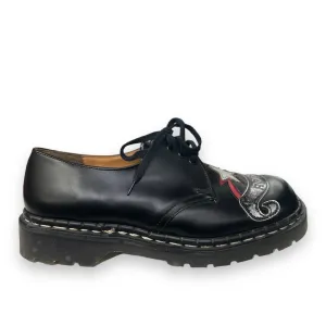 Tredair Black/Multi Leather 'Rock n Roll' Tie Oxford Shoe