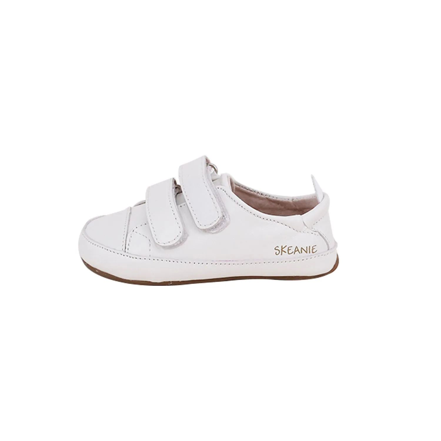 Tyler Trainers White Baby & Toddler Pre/First Walker Shoes by SKEANIE