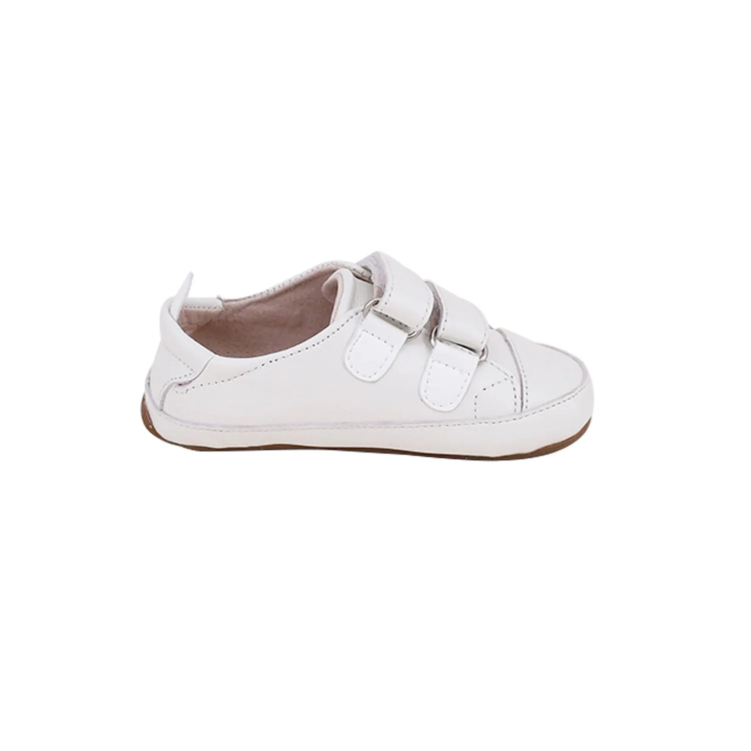 Tyler Trainers White Baby & Toddler Pre/First Walker Shoes by SKEANIE