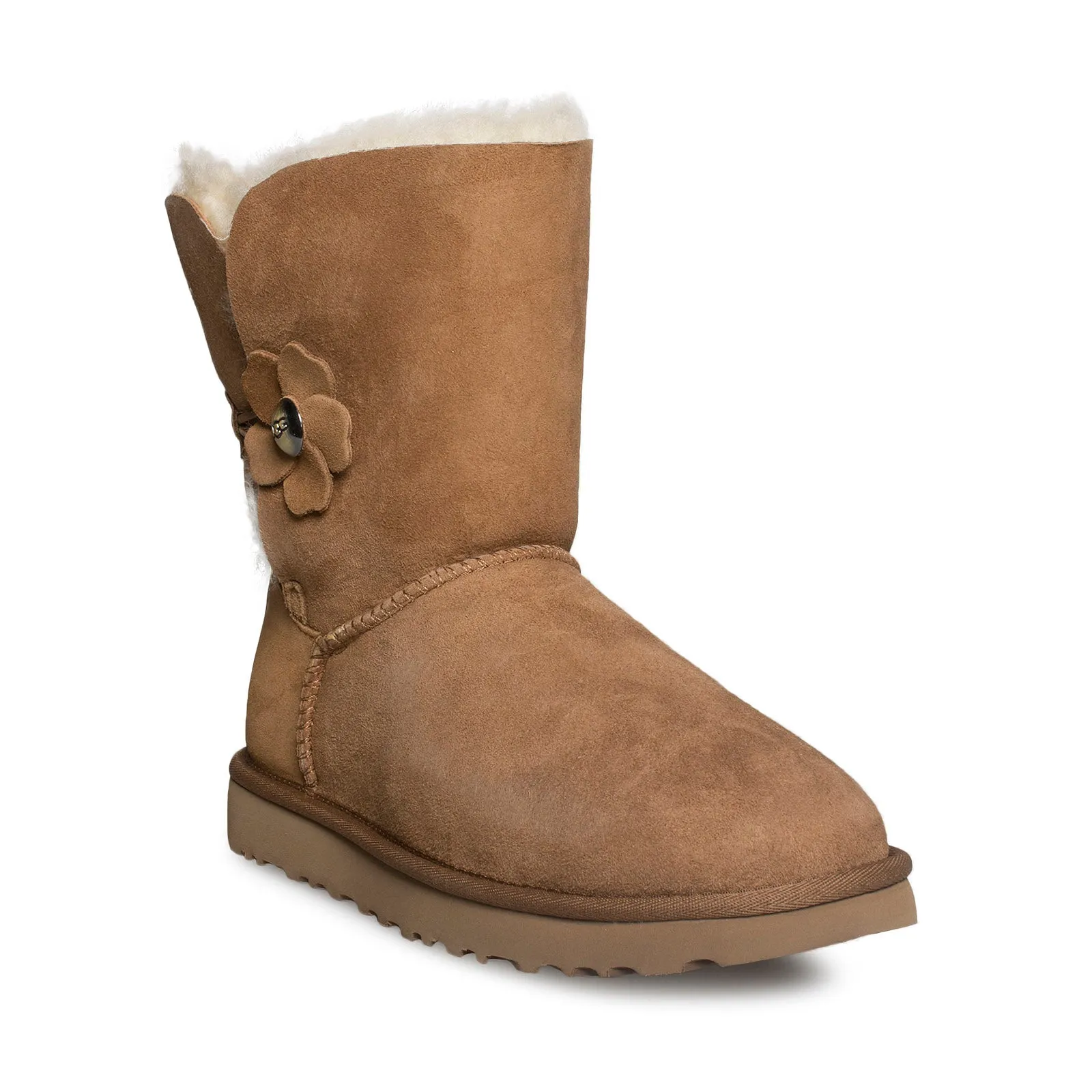 UGG Bailey Button Poppy Chestnut Boots - Women's