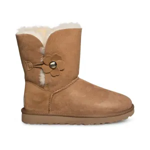 UGG Bailey Button Poppy Chestnut Boots - Women's