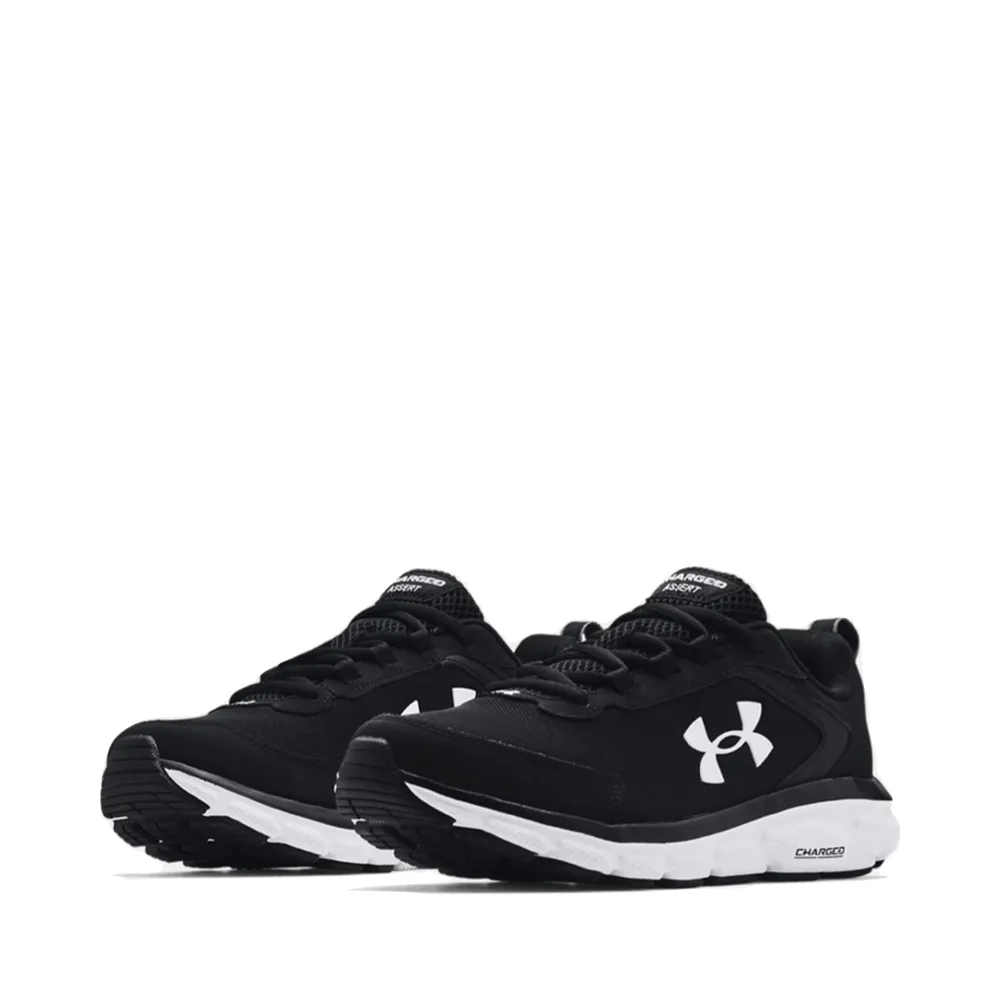 Under Armour Men's Charged Assert 9 Running Shoes (Black/White)