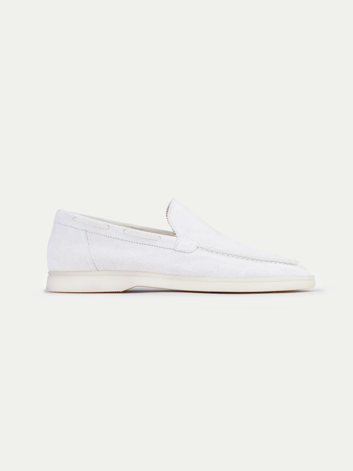 White Yacht Loafers