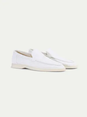 White Yacht Loafers