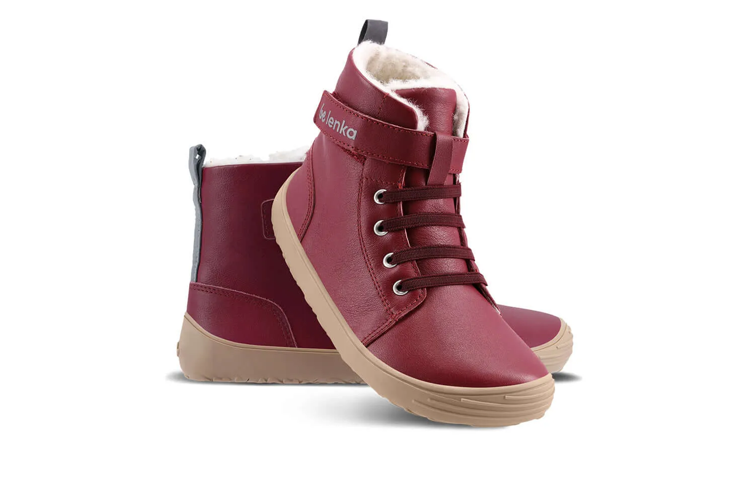 Winter Kids Barefoot Be Lenka Winter Kids - Dark Cherry Red